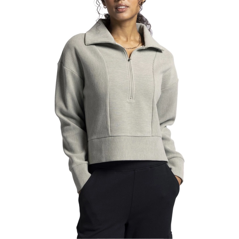 Thread & Supply Recreation Quarter Zip Sweatshirt Sweater Pullover - Picture 2 of 8
